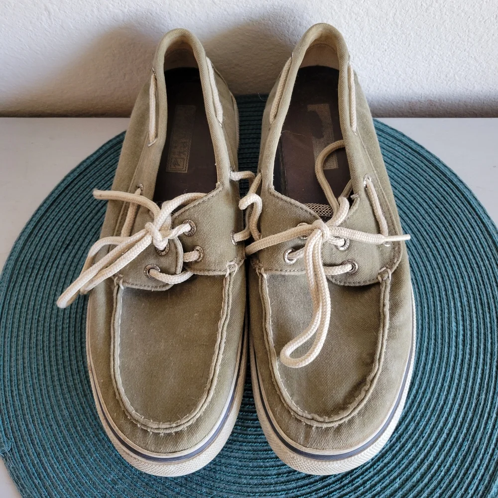 Sperry Classic Fabric Slip On Boat Shoes